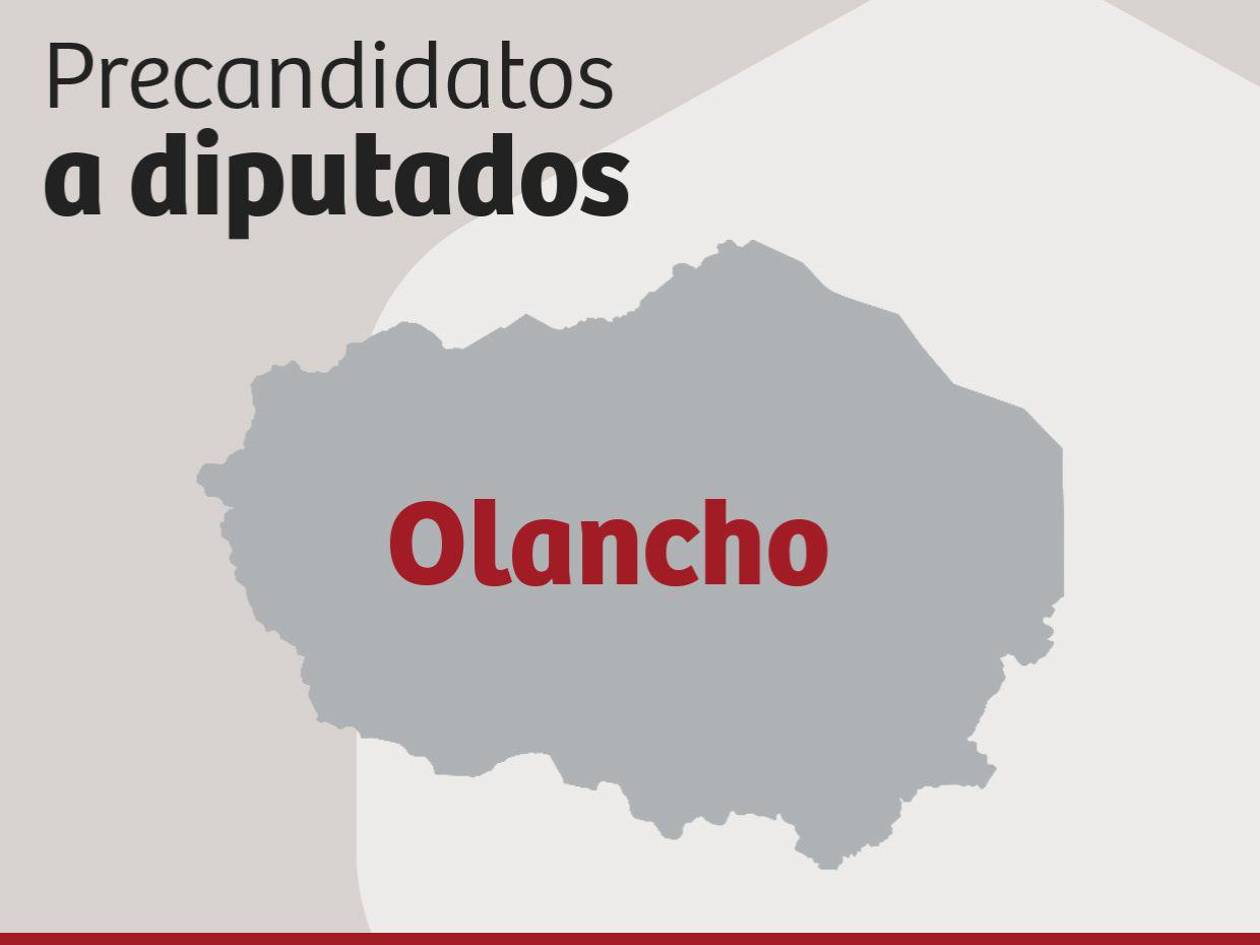Precandidatos a diputados de las elecciones primarias en Olancho