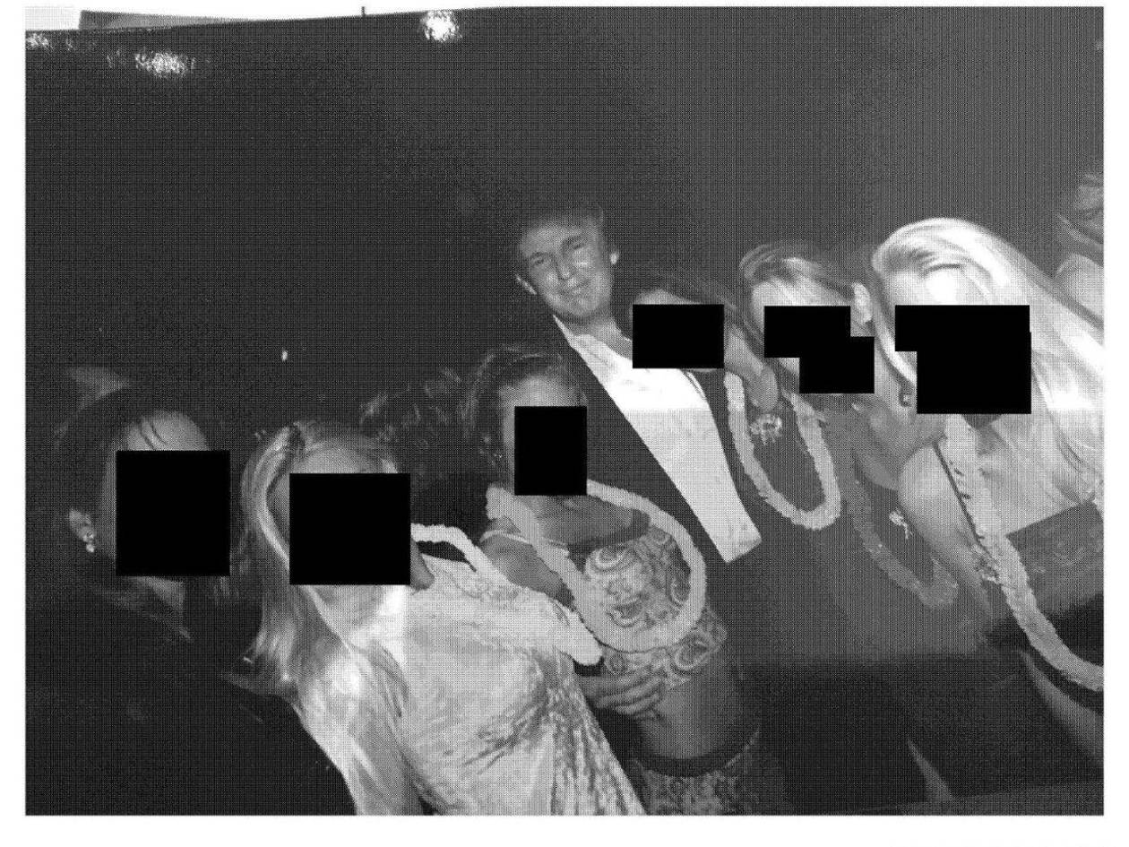 Los demócratas publican fotos de Trump rodeado de mujeres en la mansión de Epstein