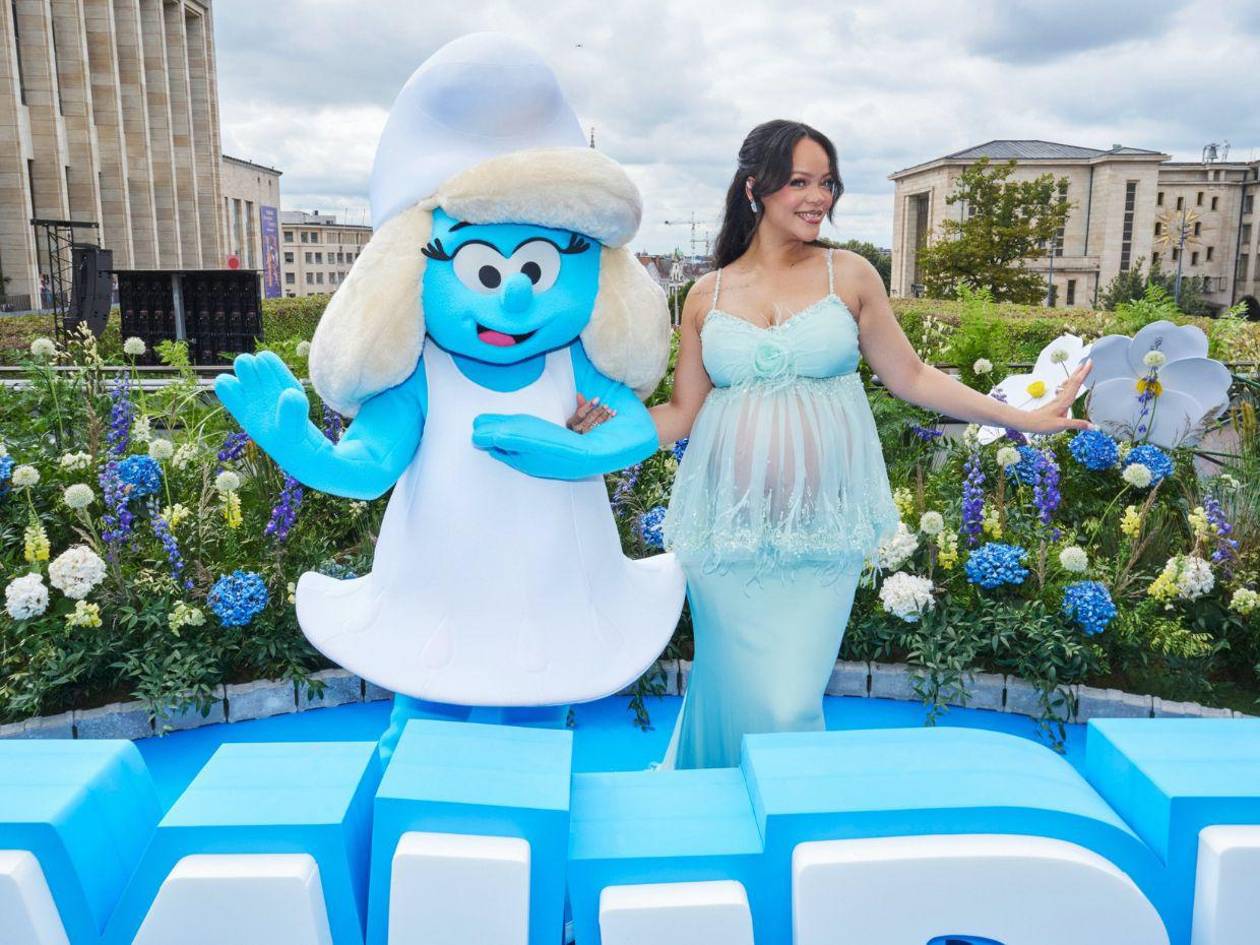 Rihanna, protagonista del preestreno mundial de Los pitufos