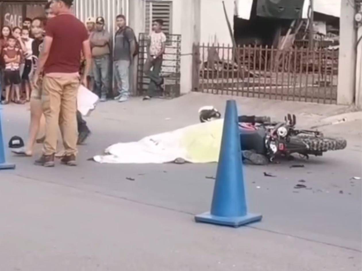 Joven muere tras impactar con rastra en Santa Rita, Copán