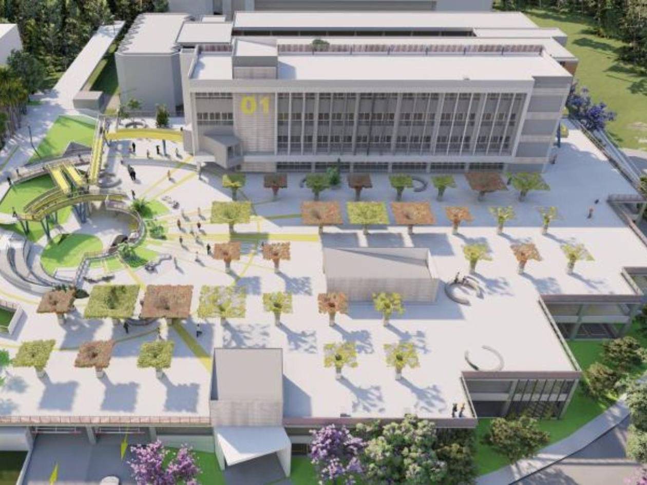 La UNAH comienza con la construcción del moderno edificio Lucem Aspicio