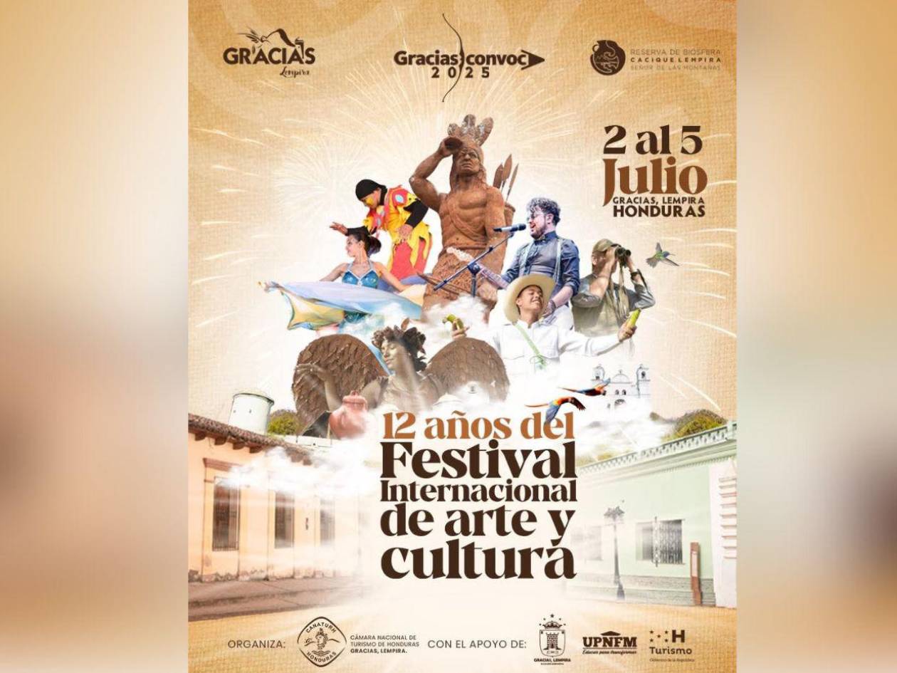 Gracias, Lempira, se reviste de cultura y arte con el Festival Gracias Convoca 2025