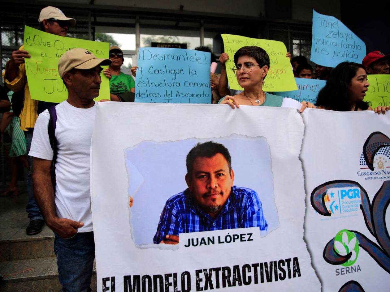 Exigen investigar a estructura criminal que asesinó al ambientalista Juan López