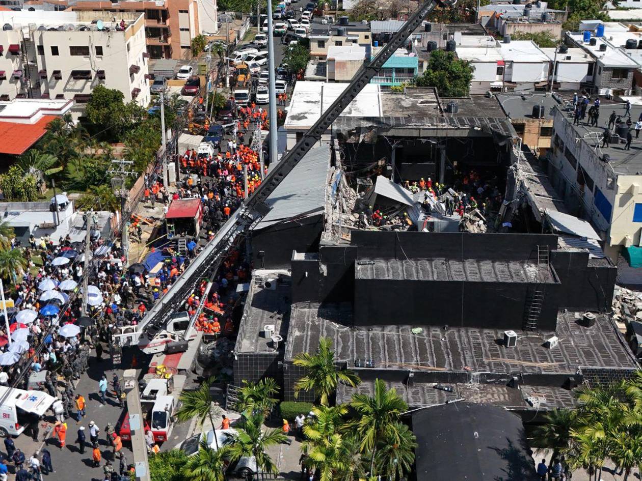 Sube a 124 la cifra de muertos tras colapso de techo en discoteca Jet Set