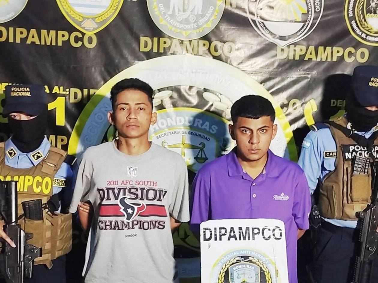 Capturan a miembros de estructuras criminales por extorsión y tráfico de drogas