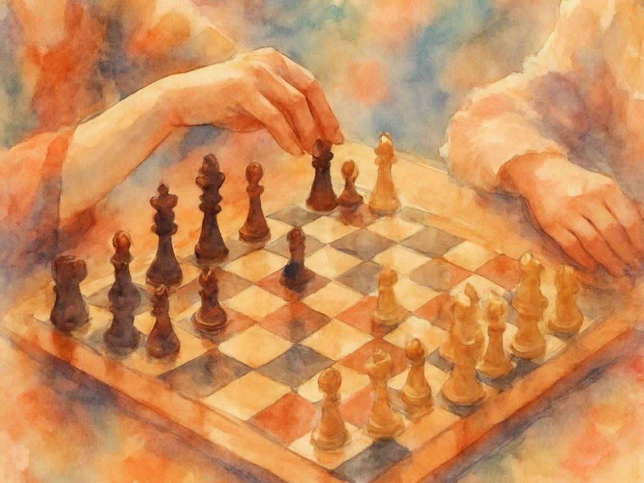 Entre escaques, por Karen Lizeth Marquina Mairena