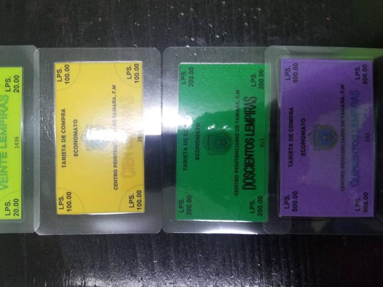 Centro Penal de Támara implementa sistema de tarjetas para no usar dinero en efectivo