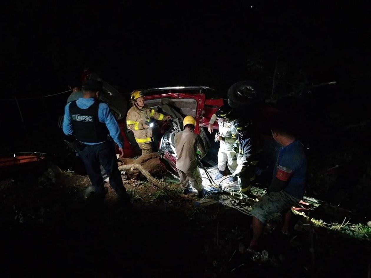 Nos vamos a morir: la última comunicación de víctimas del accidente en carretera a Olancho