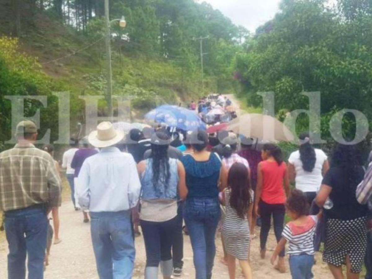 Los restos de la menor retornaron a su lugar de origen en el departamento de El Paraíso. (Foto: El Heraldo Honduras/ Noticias de Honduras)