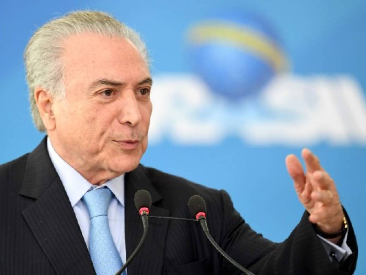 Temer, ante un juicio que amenaza su presidencia en Brasil