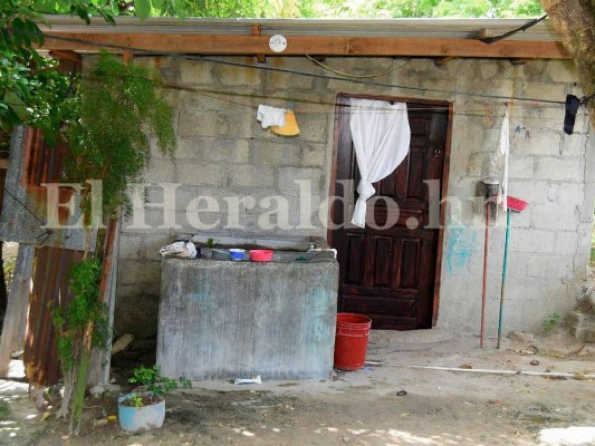 Esta es la humilde vivienda donde vivía Edgar Ariel Reyes junto a su familia.