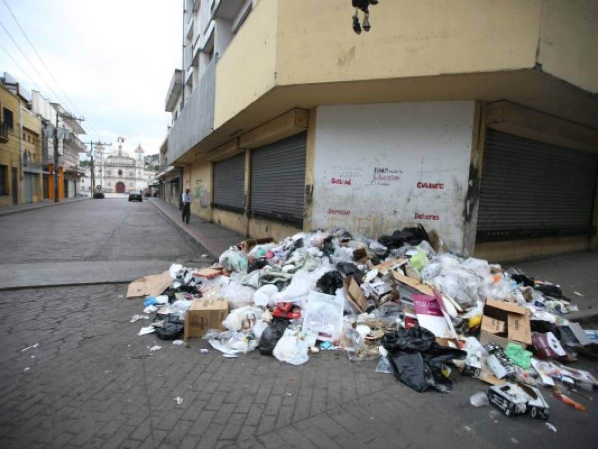 Unas 200 toneladas de basura dejó la Navidad en la capital de Honduras