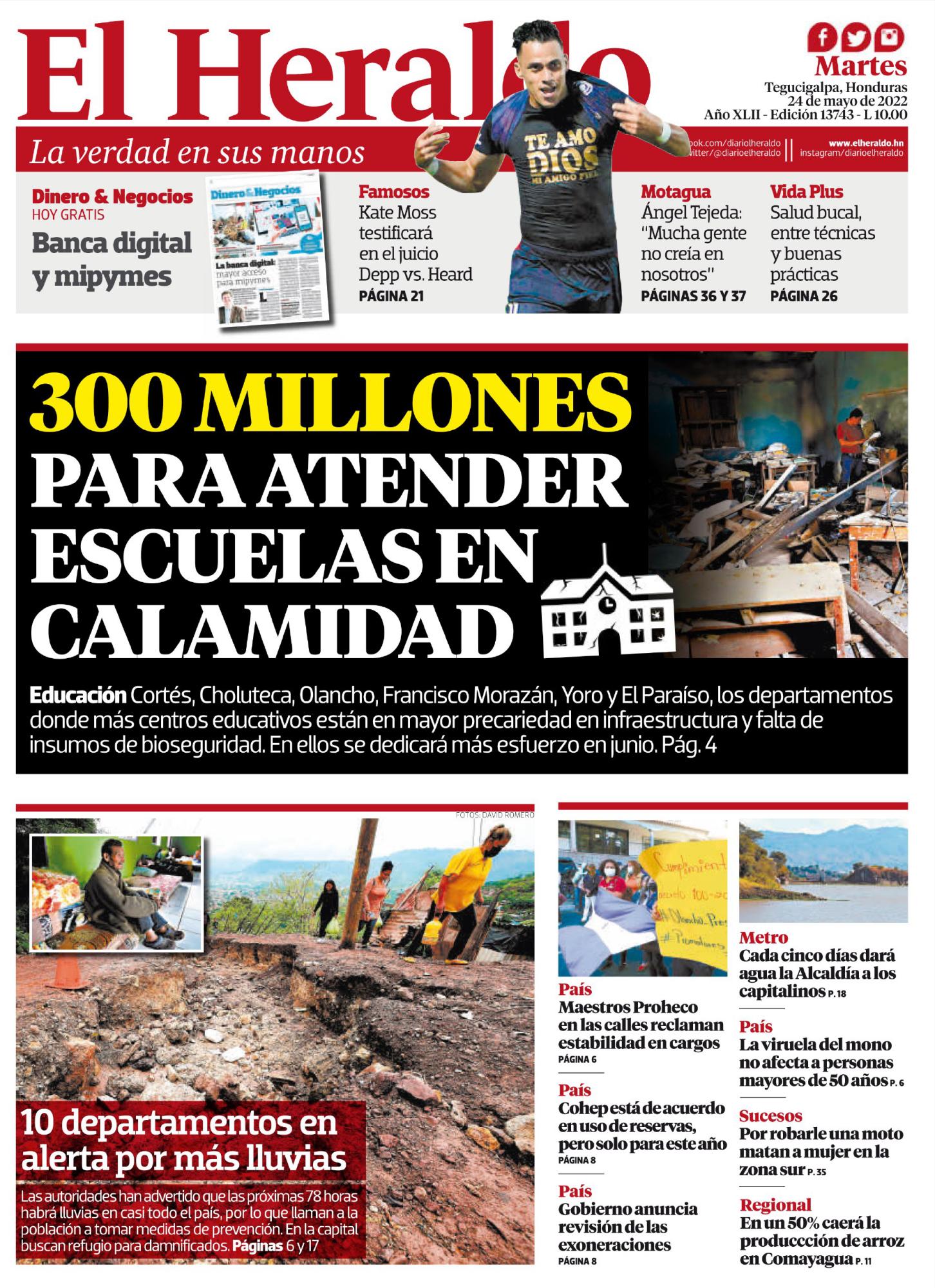 300 millones para atender escuelas en calamidad