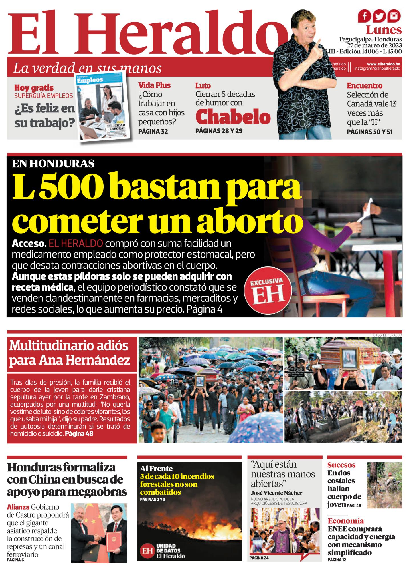 L 500 bastan para cometer un aborto