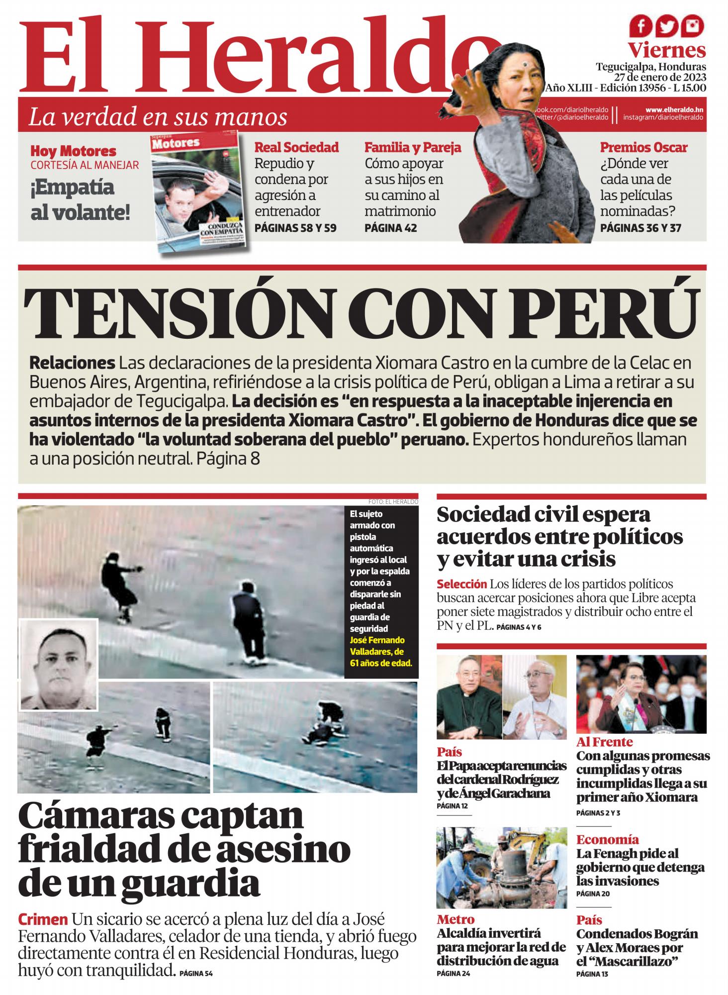 Tensión con Perú