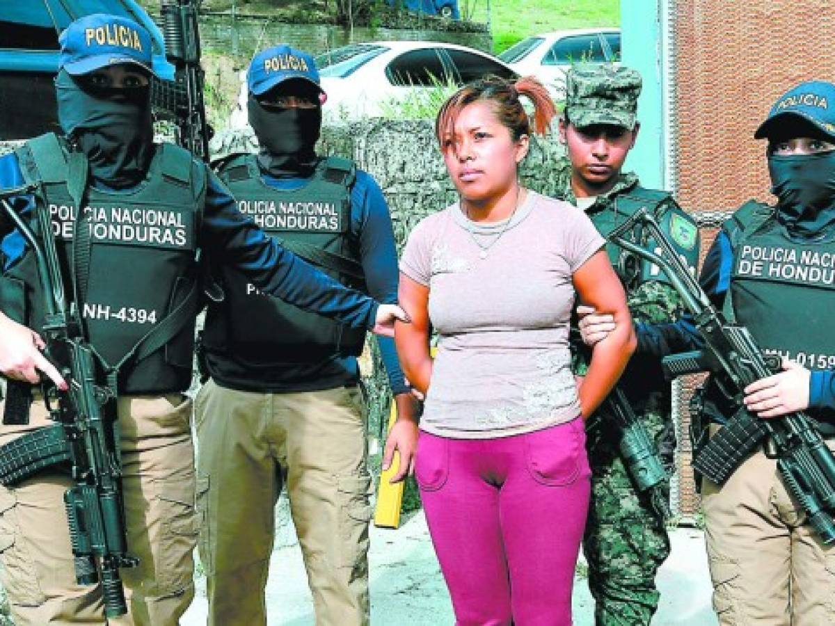 Honduras: Por asesinato capturan a peligrosa pandillera