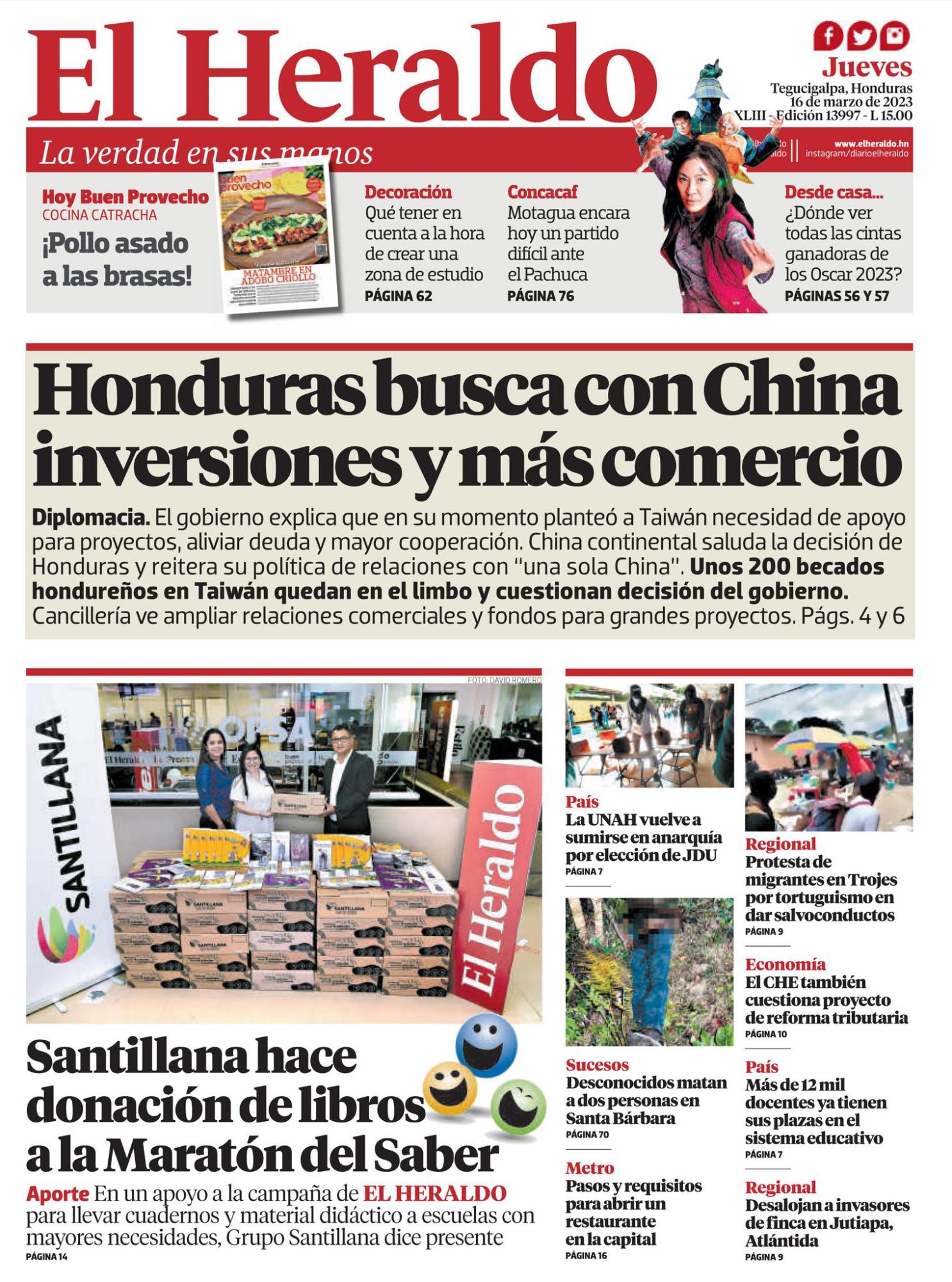 Honduras busca con China inversiones y más comercio