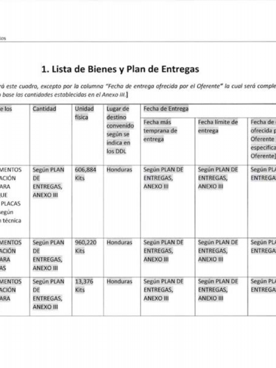 $!En este documento se puede ver claramente cuantas placas se piden para carro y moto