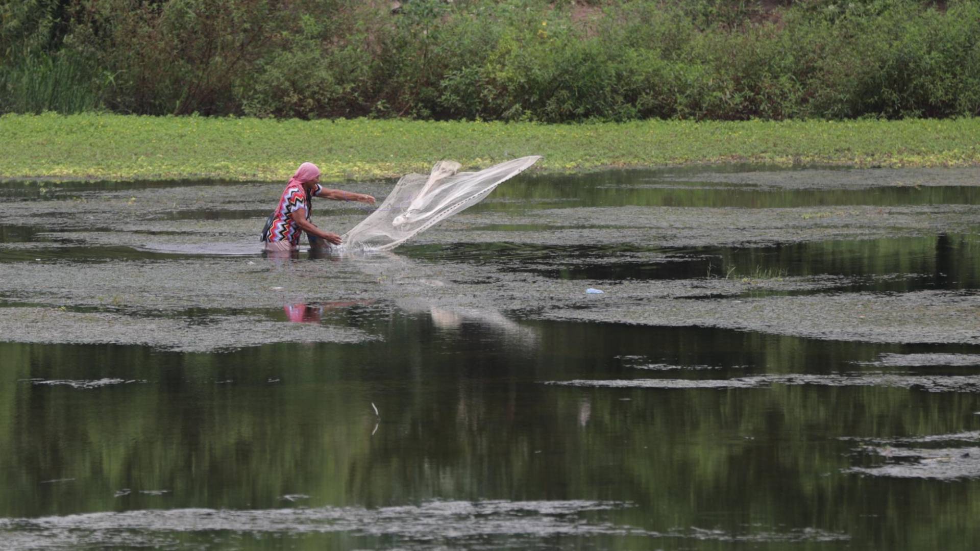 $!La Costa de los Amates es una zona de Honduras donde el Río Goascorán se ha encargado de inundar todos los años.