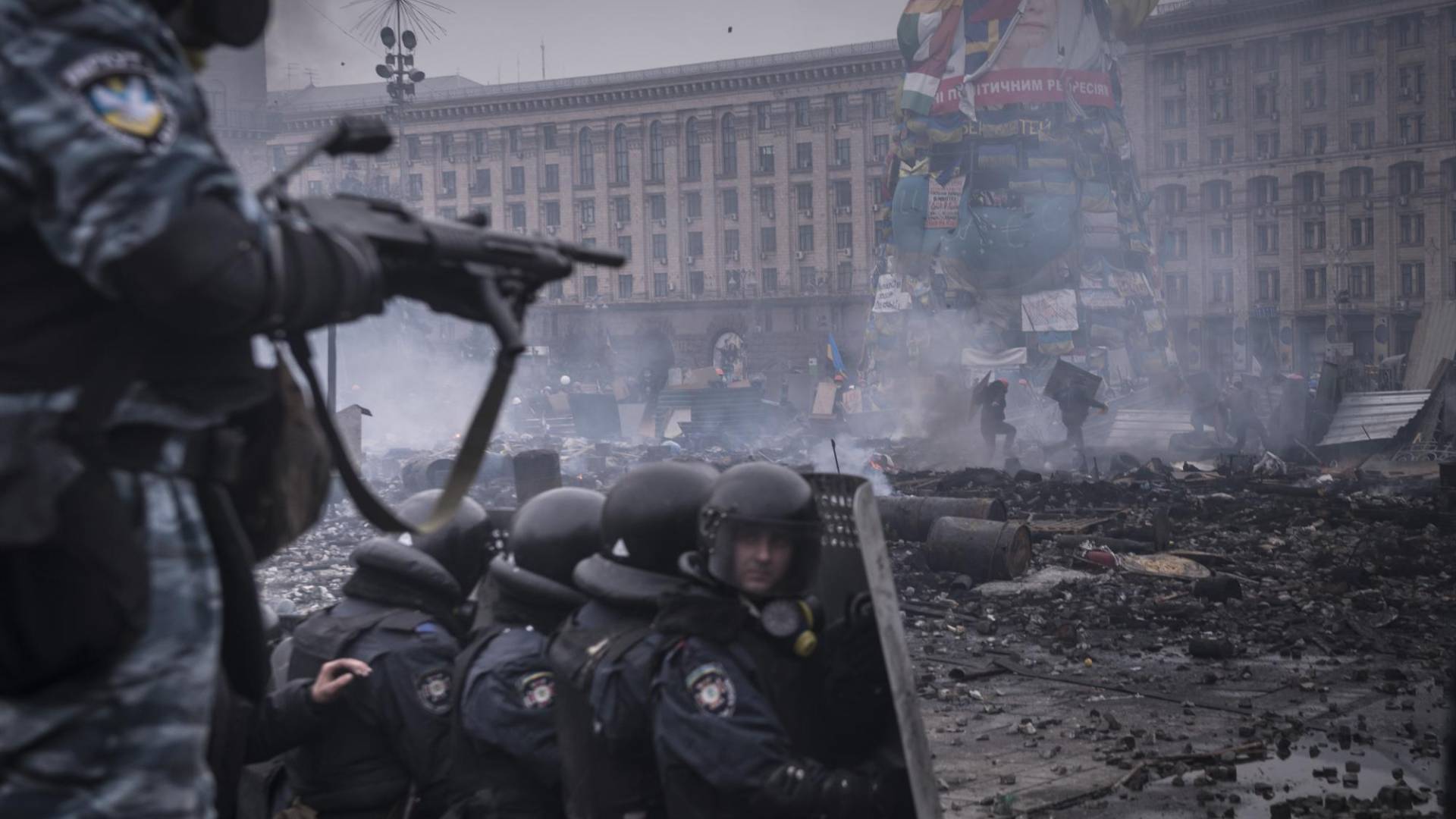 $!Durante el levantamiento de Maidan en 2014, francotiradores de la policía dispararon contra los manifestantes en Kiev.