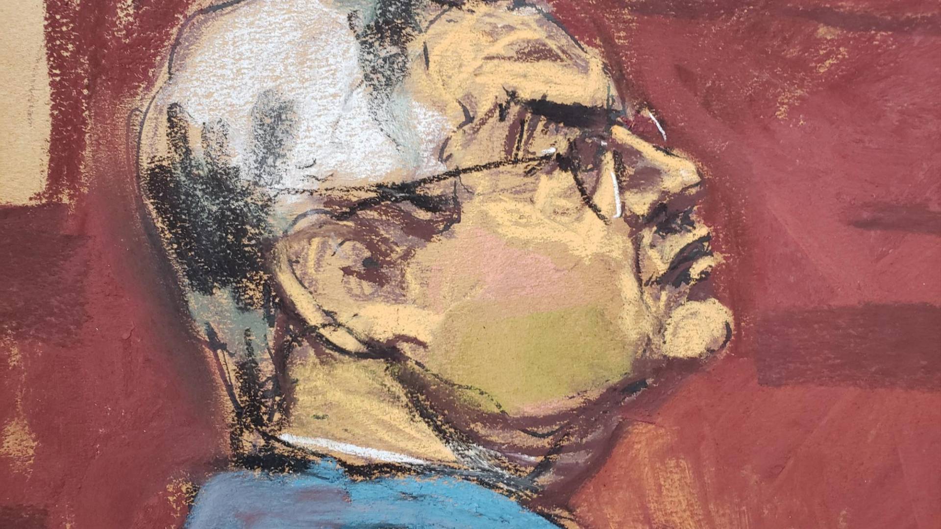 $!Este era el semblante del expresidente Hernández.