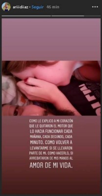 La despedida de la novia de 'Cangri': 'En mi vientre traigo una cosita que fue producto de este hermoso amor'