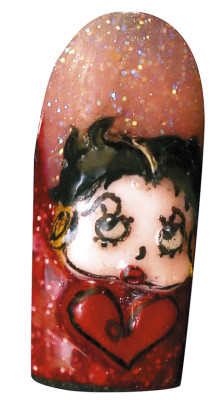 Uñas con un toque de animación