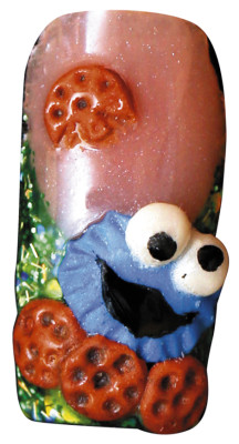Uñas con un toque de animación