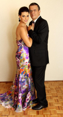 Rosalinda Bueso y Marcelo Ebrard