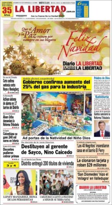 Las portadas navideñas del mundo