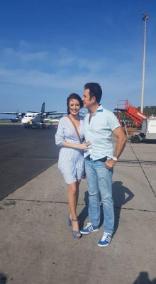 Las fotos que daban indicios del embarazo de Iroshka Elvir, ahora confirmado por Salvador Nasralla