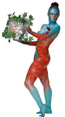 Un desfile de vestidos con vida