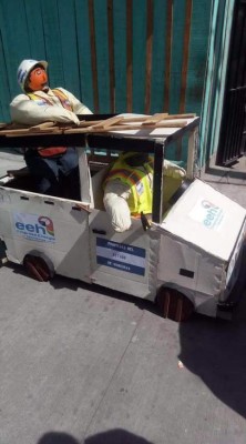 Creatividad y humor: Los mejores 'años viejos' en la capital de Honduras