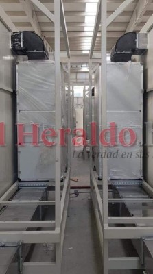 Así se fabricaron los contenedores de los hospitales móviles comprados por Invest-H