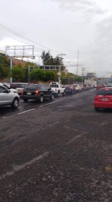 ¿En qué zonas de la capital de Honduras hay congestionamiento vial?