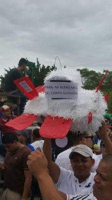 Nacionalistas marchan en Tegucigalpa y Comayagua