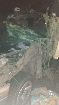 Muere niño tras sufrir accidente vial en la aldea El Tamarindo, Cedros