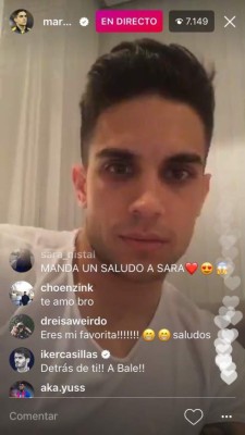 Iker Casillas se burla de Marc Bartra en una transmisión en vivo a través de Instagram