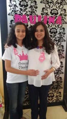 Reunión prenatal para Paulina Tinoco
