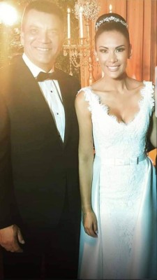 Las fotos más románticas de la boda del diputado Elvin Santos con Marcela Montaño