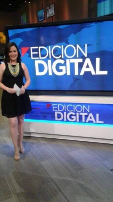 La hondureña Carolina Murillo destaca como productora de la cadena Univisión