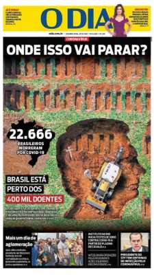 Brasil: Diario señala que Bolsonaro es el rostro de las muertes de Covid-19&nbsp;&nbsp;