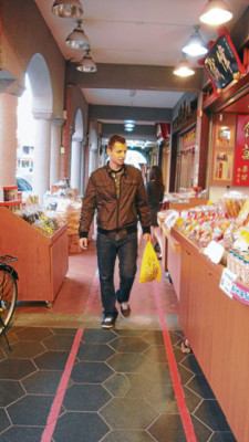 Un estudiante hondureño en Taiwán