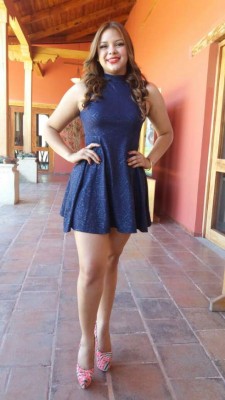 Candidatas a la reina de la feria de Comayagua