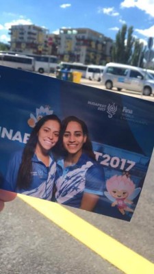 Julimar Ávila comparte una amistad muy especial con la también nadadora hondureña Karen Vilorio, quien fue uno de sus mayores soportes previo a estos Juegos Olímpicos.