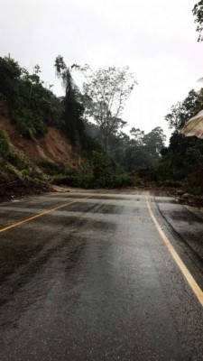 Lugares que se convirtieron en zona de riesgo por derrumbes tras tormentas que azotaron Honduras (FOTOS)