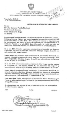 Depuración de la Policía es una burla a la sociedad