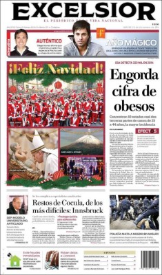 Las portadas navideñas del mundo