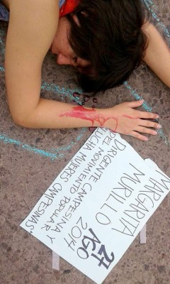 Protestan contra femicidios en Honduras