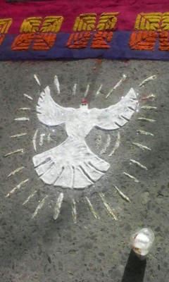 FOTOS: Alfombras con color y tradición en Tegucigalpa